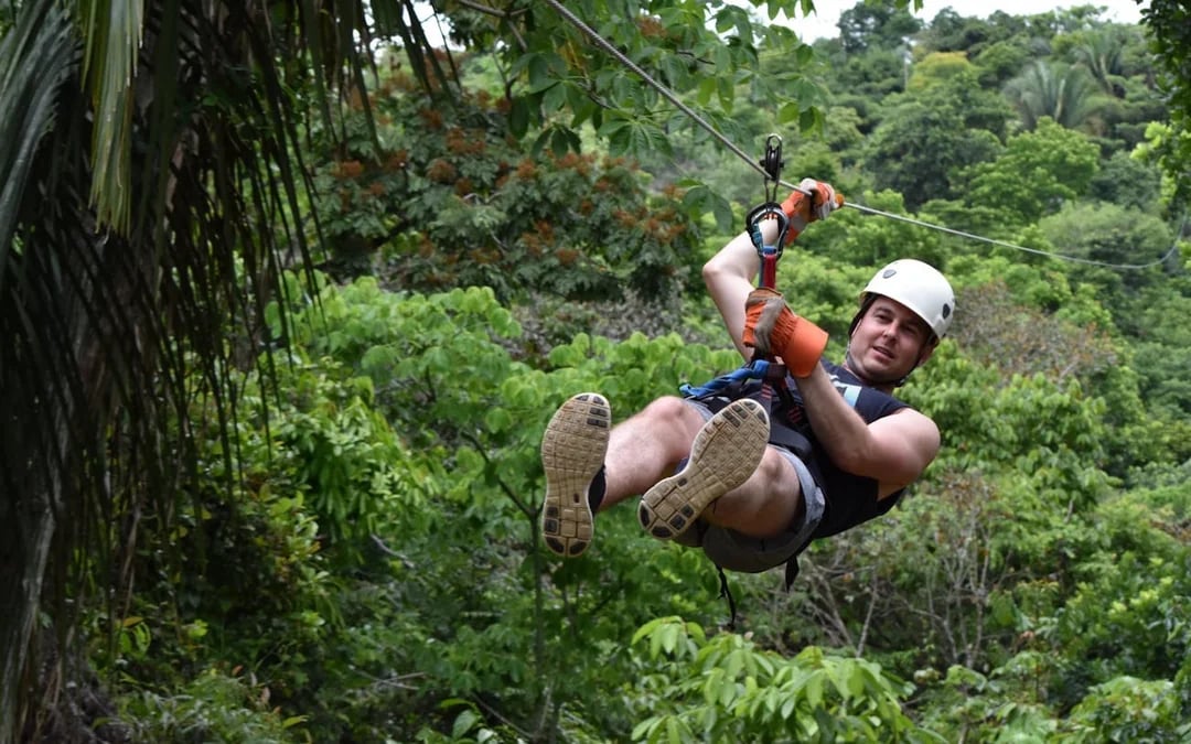 Zipline Canopy Tour in the Rainforest near Manuel Antonio Image 2
